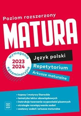 Nowe Repetytorium 2023 język polski arkusze maturalne zakres rozszerzony