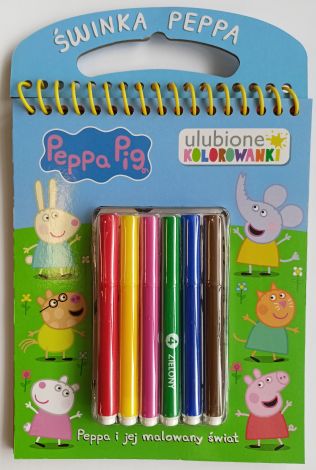 Peppa Pig Ulubione kolorowanki cz. 1 Peppa i jej malowany świat