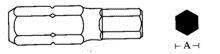 D125H050A Bit 1/4" ampulowy 5 x 25mm