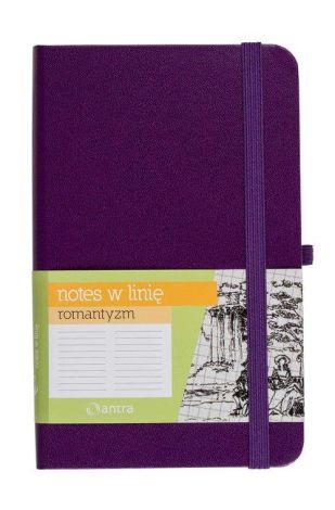 Notes romantyzm A6 linia fiolet