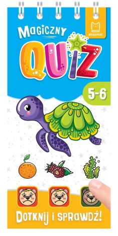 Magiczny quiz z żółwikiem. Dotknij i sprawdź, od 5 lat