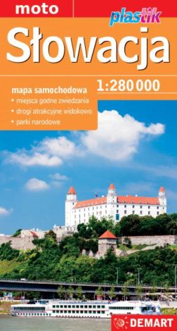 Słowacja. Mapa samochodowa 1:280 000. Plastik