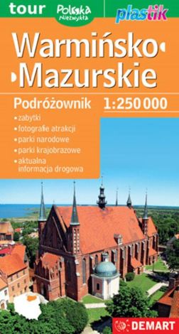 Warmińsko-mazurskie. Podróżownik 1:250 000 Plastik