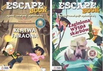 Escape Books Pakiet. Klątwa Faraona + Zaginiona wyspa skarbów
