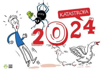 Kalendarz ścienny 2024. Komiks