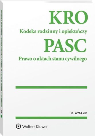 Kodeks rodzinny i opiekuńczy Prawo o akt.w.13