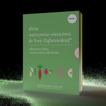 PAKIET Dieta warzywno-owocowa dr Ewy Dąbrowskiej (wyd 2.)