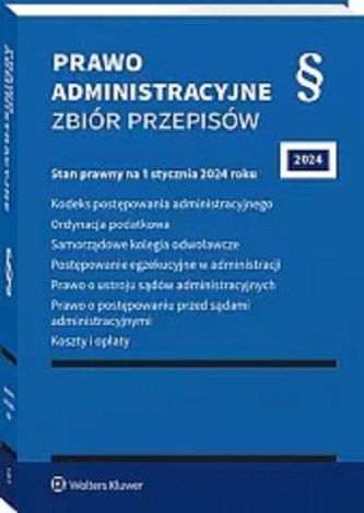 Prawo administracyjne Zbiór przepisów w.43/24