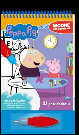 Peppa Pig. Wodne kolorowanie cz. 12 W przedszkolu