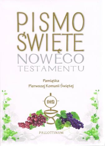 Pismo Święte - Nowego Testamentu z ilustracjami ( komunia)