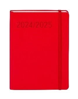 Kalendarz Minimalizm 2024/2025 A5 TNS 18 m-cy czerwony