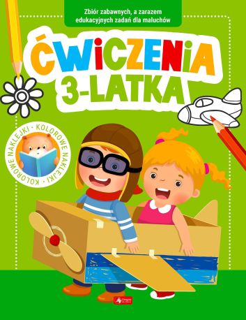 Ćwiczenia 3-latka z naklejkami