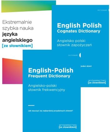 ASAP English – Pakiet książki Ekstremalnie szybka nauka angielskiego oraz słowników: frekwencyjnego i zapożyczeń