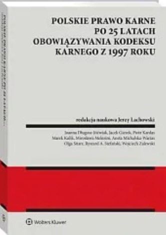 Polskie prawo karne po 25 latach obowiąz