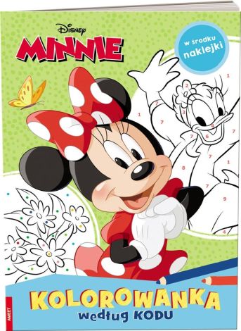 Minnie. Kolorowanka według kodu