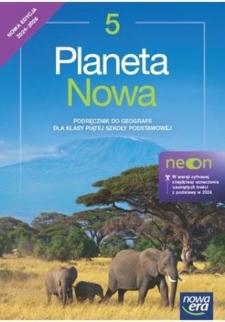 Geografia SP 5 Planeta nowa neon Podr. w.2024