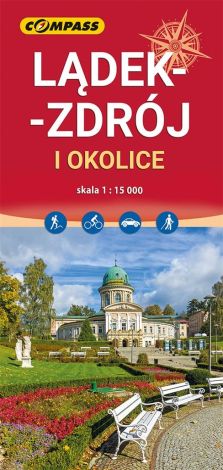 Mapa - Lądek Zdrój i okolice 1:15 000