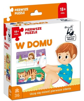 Kapitan Nauka. Pierwsze puzzle W domu