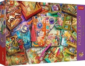 Puzzle 1000 Biurko dziennikarza TREFL