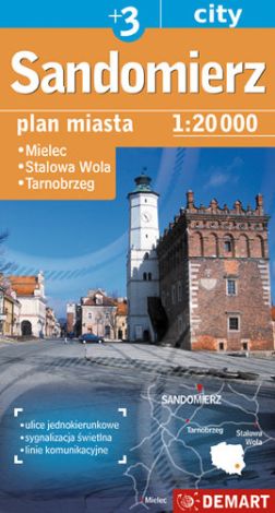 Sandomierz +3 - plan miasta demart