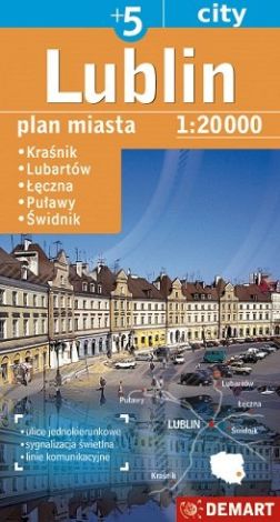 Lublin plus 5 - plan miasta demart