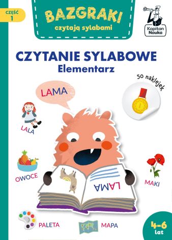 Bazgraki czytają sylabami. Czytanie sylabowe. Elementarz