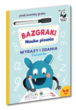 Bazgraki. Nauka pisania. Ćwiczenia. Litery i wyrazy. Kapitan Nauka