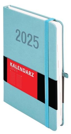 Kalendarz 2025 Memofix A5 DNS błękitny