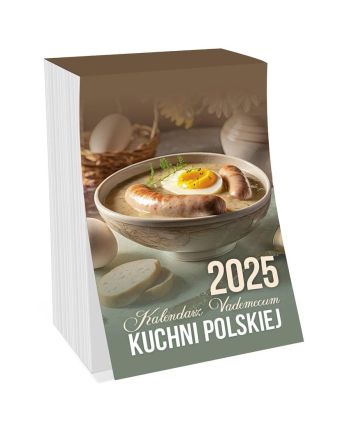 Kalendarz 2025 zdzierak Vademecum kuchni polskiej