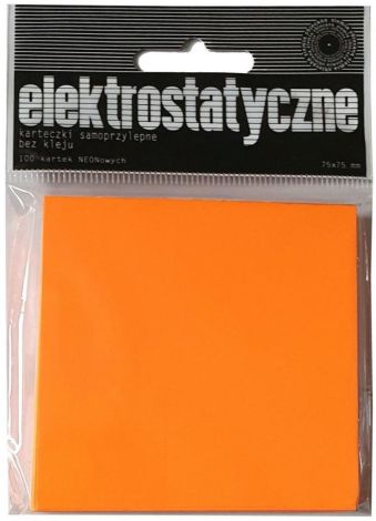 Karteczki elektrostatyczne 75x75mm 100K pomar.