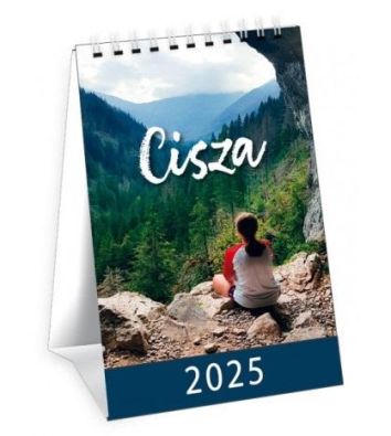 Kalendarz 2025 na biurko - Cisza