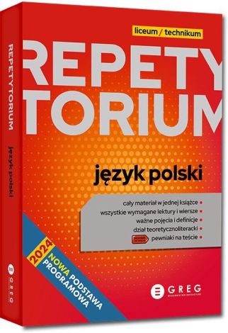 Repetytorium - liceum/technikum - j. polski - 2025