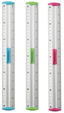 Linijka z uchwytem Measure Clip 30cm MIX