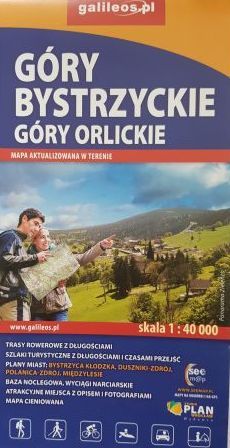 Góry bystrzyckie I góry orlickie 1:40 000