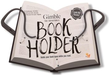 Gimble Book Holder szary uchwyt do książki składan