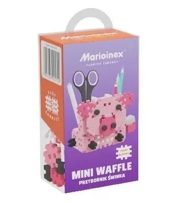 Mini Waffle 70 elementów Przybornik świnka