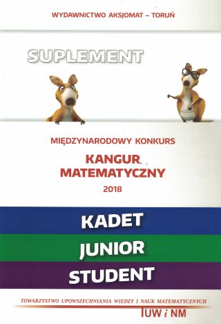 Kangur7 Matematyka z w. kangurem 2018 (Kadet/Junior/Student)