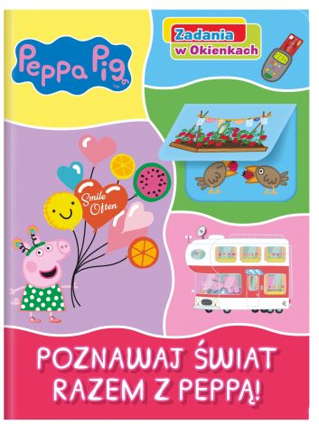 Peppa Pig. Zadania w okienkach. Poznawaj świat razem z Peppą!