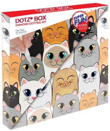 Diamond Dotz Box - Cat Clan