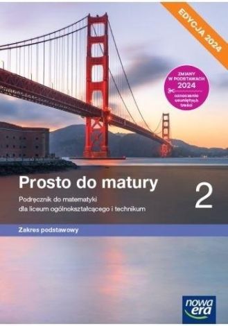 Matematyka LO 2 Prosto do matury Podr. ZP 2024