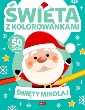 Święta z kolorowankami. Święty Mikołaj (Fabulo)